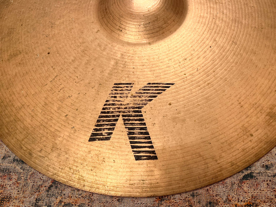 Rare Discontinued Zildjian 22” K Heavy Ride BRILLIANT 3686 g ULTRA DARK Smooth! VINNIE