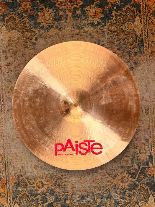 Paiste 2002 Crash 19” 1652 g Full Harder To Find 19”! WHY PAY $440??