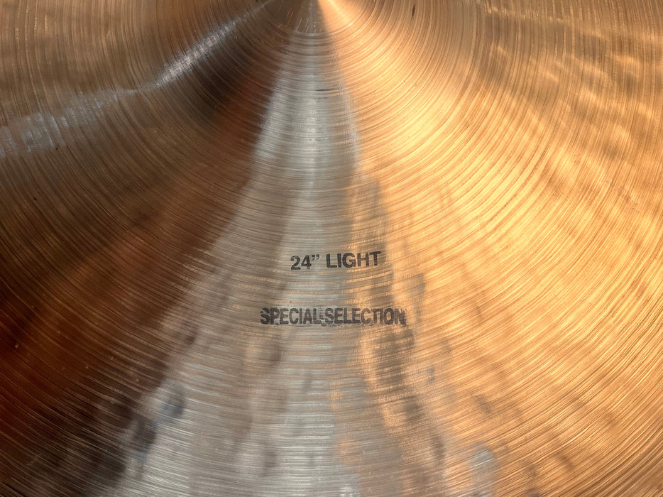 Ultra RARE Zildjian K CONSTANTINOPLE 24” LIGHT Ride SPECIAL SELECTION CRASH! 3260 g PERFECT!