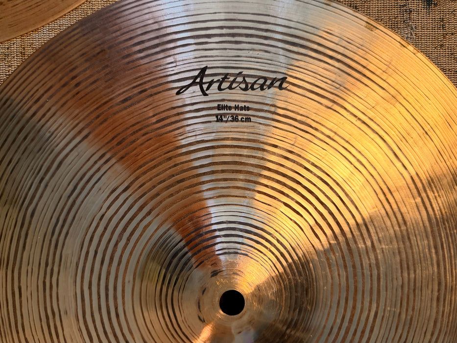 Sabian ARTISAN ELITE Hihats 14” 766 1124 g CLEAN! Discontinued! DRY & THIN! DON’T $900!