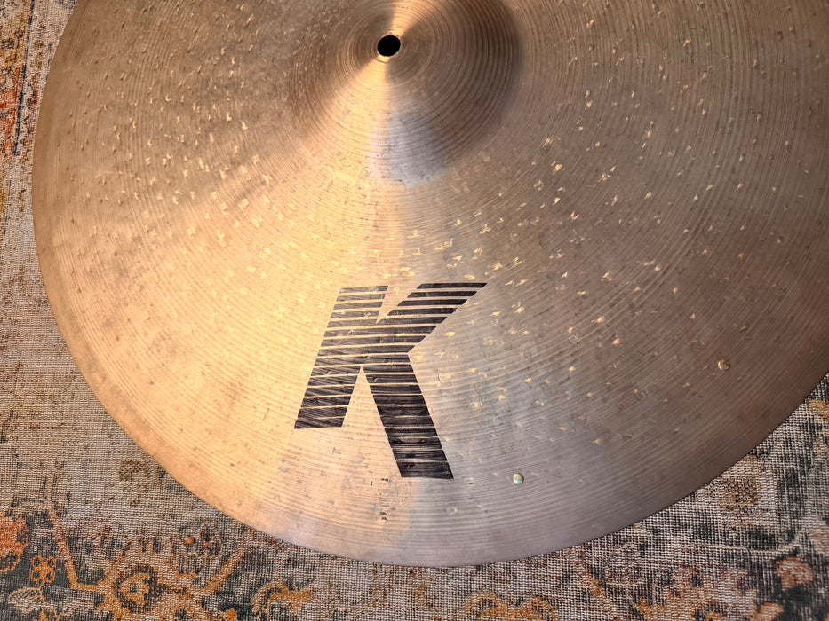 Zildjian K CUSTOM Medium Ride 22” Smooth Light Sizzle Complexity! Great Bell! DISCONTINUED 2948 g