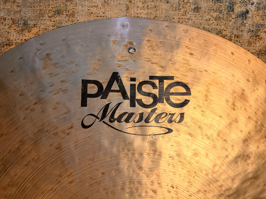 Paiste MASTERS 22” DARK RIDE CLEAN! 2610 g Sizzle! LIGHT COMPLEX AIRY! Don’t Pay $820!