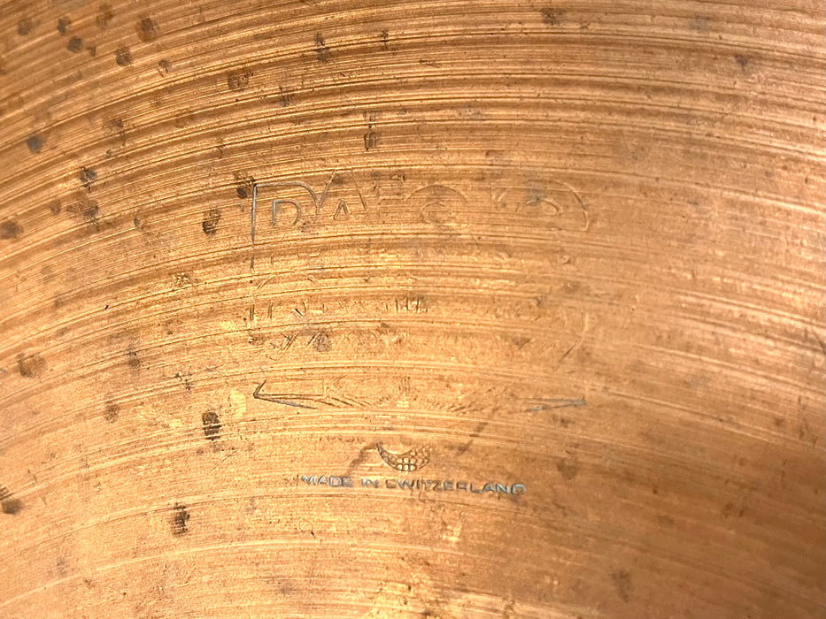 RARE 1974 Vintage Paiste 2002 18” STAMPED MEDIUM 1472 g BONHAM! EARLY 2002