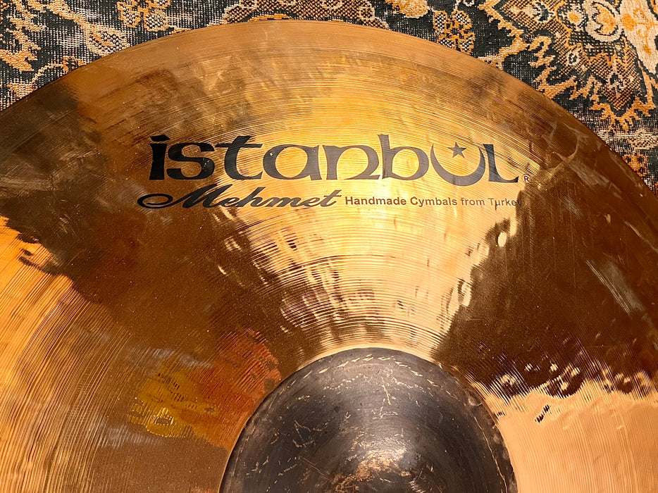 Rare 23” ISTANBUL Mehmet BLACK BELL Ride 3714 g DARK Raw Bell! CLEAN! BRILLIANT Shimmer