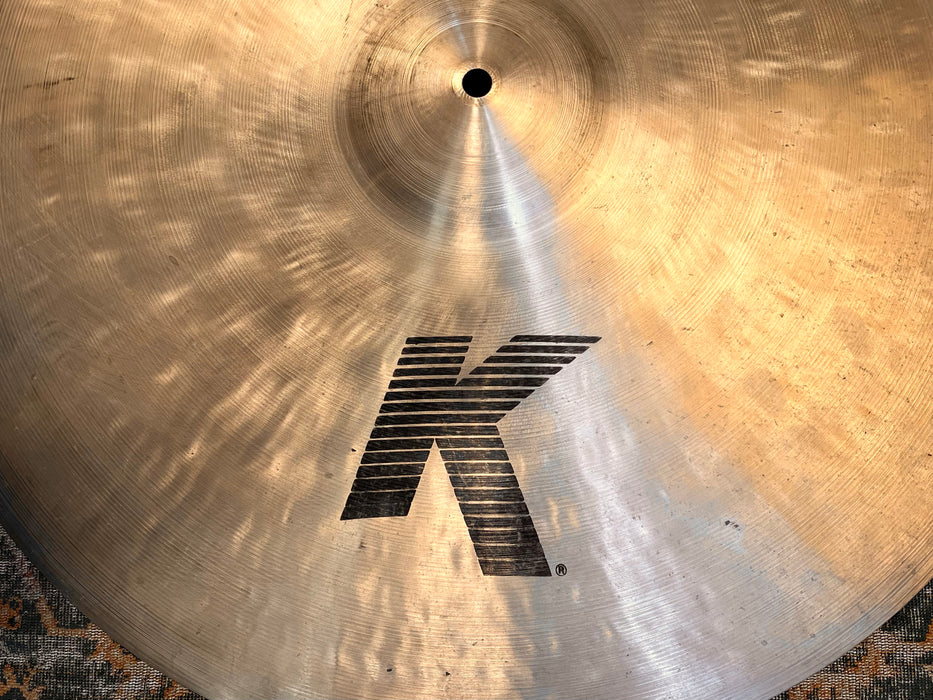 Zildjian 24” K LIGHT RIDE 3248 g MASSIVE 2 Foot Golden GLOWING MELLOWED Complex Beauty!