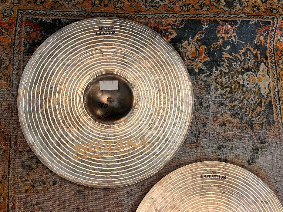 Dark Dry Istanbul Mehmet Kirkor K 14” Hihats 980 1230 g IMMACULATE Unique Black Gold! Controlled!