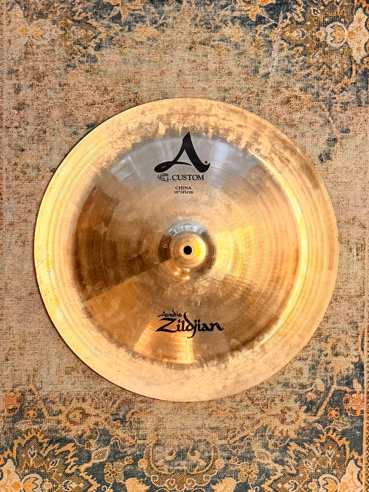 Zildjian A CUSTOM China 18” 1310 g Don’t Pay $425 For A GUESS AT TONE!