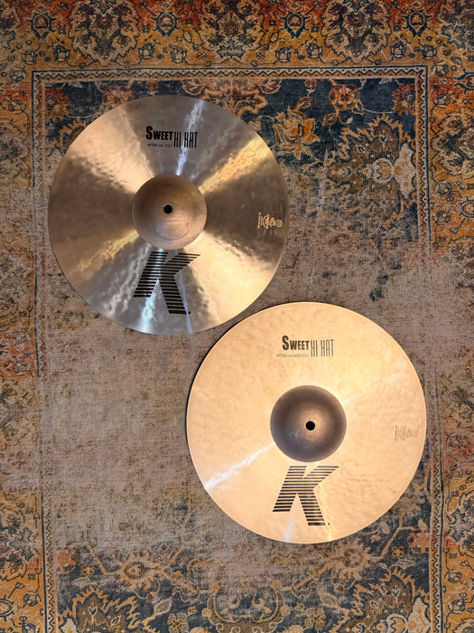 Zildjian K Sweet Hihats 14” PERFECT! Dark & Crisp! Versatile!  956 1458 g Why Pay $650?