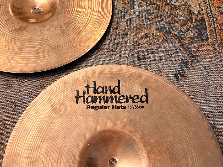 Rare 30 YR Old DARK Crisp Sabian HH 13” Hihats 795 1195 g BRILLIANT! Sound Phenomenal! Listen
