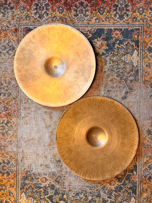 Vintage Zildjian 15” Hihats 15" 974 1368 g Sound Incredible! Responsive Dark Amazing