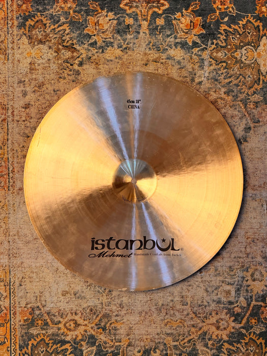 RARE Istanbul Mehmet China PANG Swish 18” Exotic EFFECTS Crash! Paper Thin Easily Bendable 1186 g