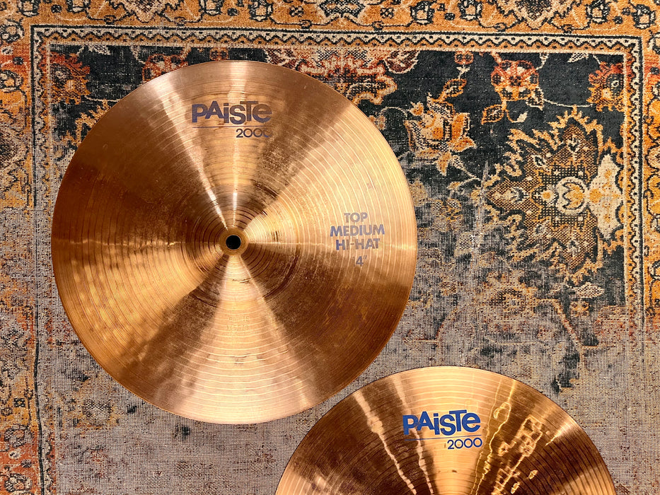 Fantastic Sounding PAISTE 2000 Medium Hihats 14” 794 1046 g Tight & Clean Semi-Complex