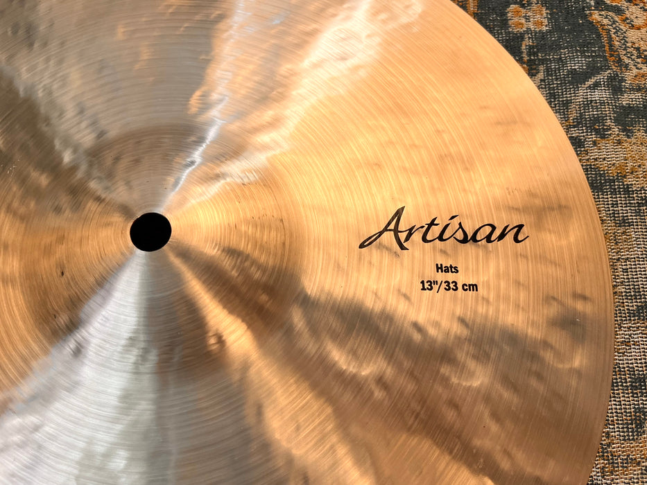 RARE DARK CRISP Sabian ARTISAN Hihats 13” 890 1246 g IMMACULATE In Bag w/ Cert