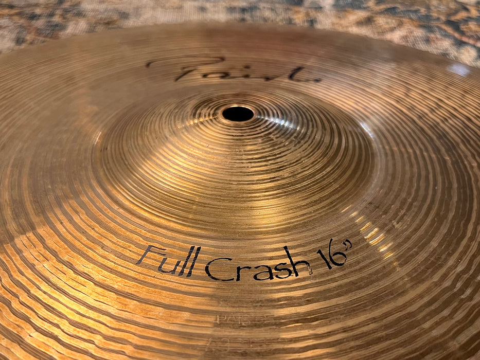 Famously CLEAN Sounding Paiste SIGNATURE Full Crash 16” 1017 g