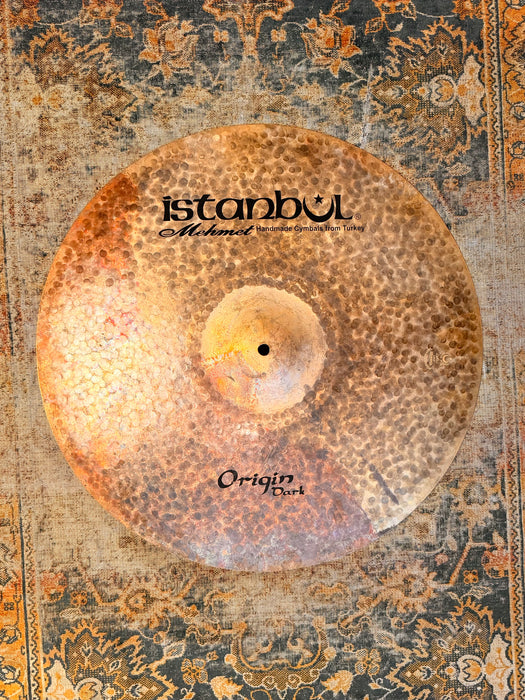 DARK THIN TURK Vibe Istanbul Mehmet Origin Dark 21” Ride 2112 g Amazing CRASH! Raw Unlathed Stunning!