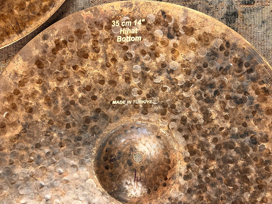 Bosphorus Master Vintage 14” Hihats 800 1104 g LIGHT DRY COMPLEX! Unlathed! Perfect!