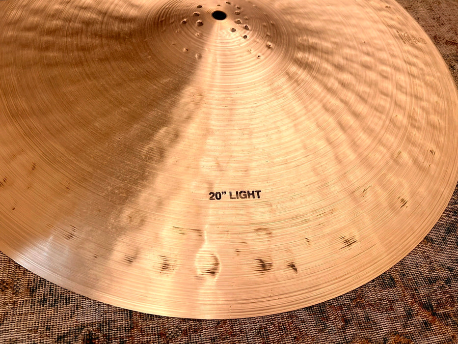 Zildjian K CONSTANTINOPLE LIGHT RIDE SIZZLE 20” 1862 g PERFECT Ultra WARM! Crashable! Limited!