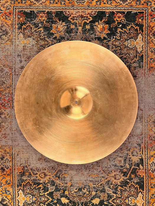 Rare Thin Vintage 1960s Zildjian CRASH 20” 1994 g LIGHT COMPLEX RIDE g Amazing! Steep Profile!