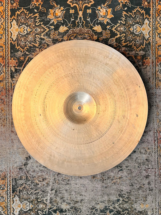 50sファブリック Vintage 1950s Zildjian 20” Hand Hammered LIGHT Crash Ride 2120 g