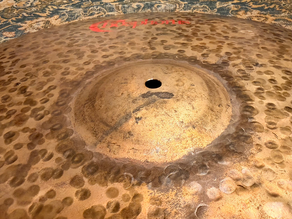 TURK OF DOOM Dark Complex Bosphorus RAW 21” THIN CRASH RIDE ONLY Spectacular Unlathed 1890 g