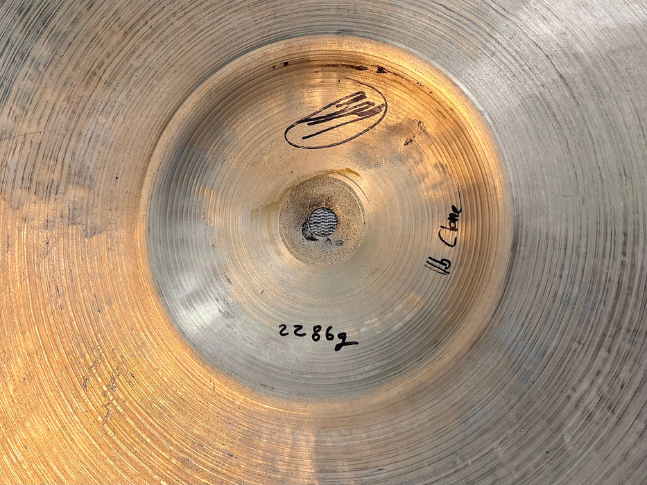 FUNCH OLD K CLONE 22” Ride Crash 2286 g GLORIOUS CRASH! Hand Hammered Light Complex!