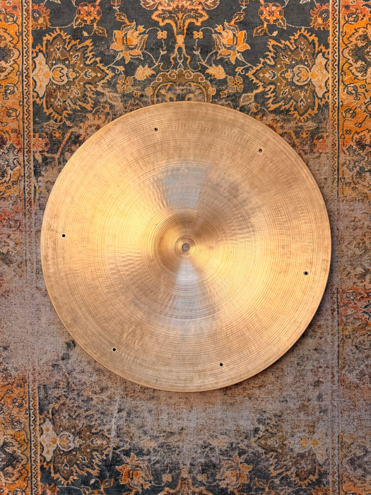 Vintage Zildjian 1960s 20” Ride Sizzle 2315 g CLASSIC SMOOTH Crashable! VERSATILE! Hand Hammered