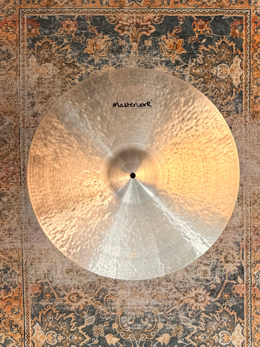 Gorgeous Light Smooth Masterwork JAZZ MASTER 22” Paper Thin Ride 1834 g Ultra Crashable