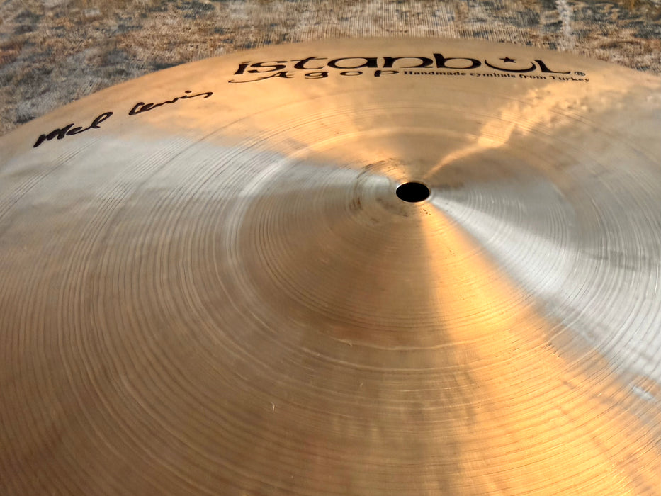 Earlier ISTANBUL Agop Mel Lewis 19” Crash Ride 1722 g Warm With Great Stick Attack! CONTROLLED!