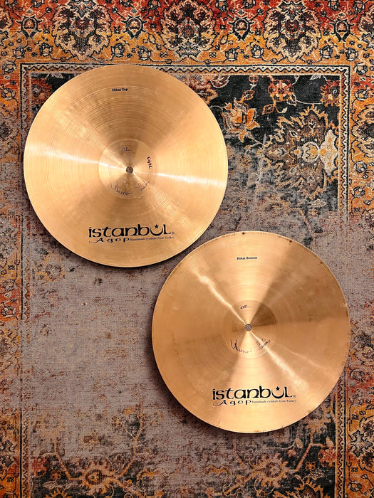Istanbul AGOP JOEY WARONKER Hihats 14” 778 1112 g CLEAN! Responsive & Complex! Why Pay $607??