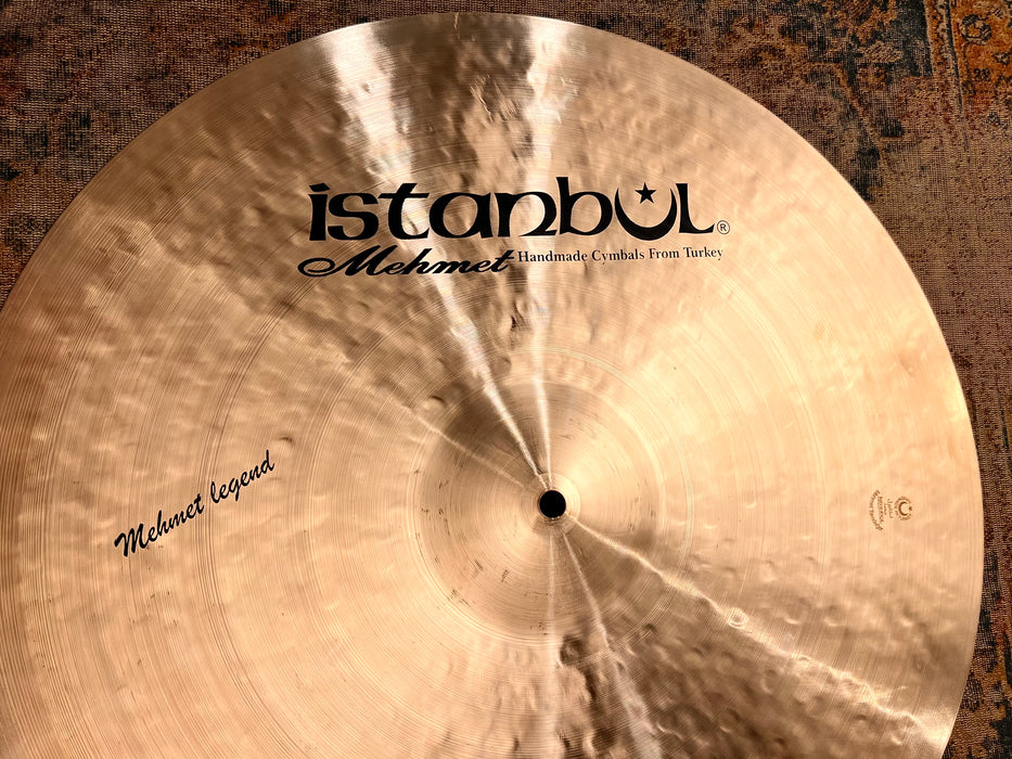 DARK GLOWING ISTANBUL MEHMET LEGEND 22” Ride 2297 g PERFECT! ULTRA WARM