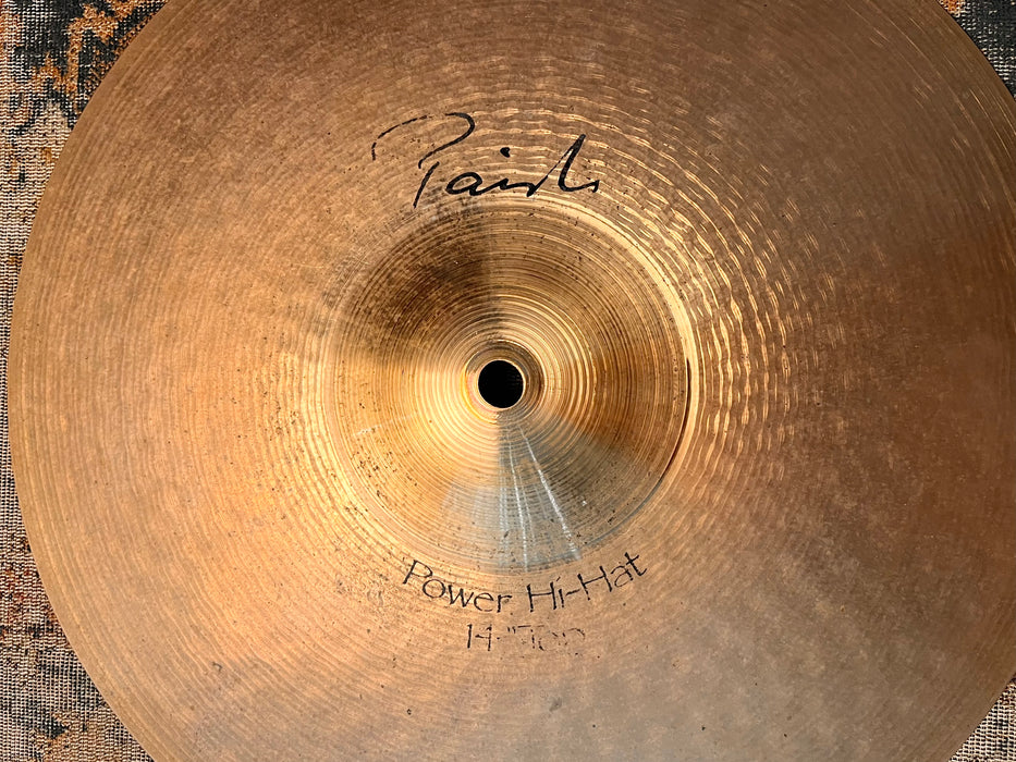 1st YEAR PAISTE SIGNATURE 14” Power Hihats 1152 1386 g THE ORIGINALS! Ultra Crisp! WHY Pay $720?