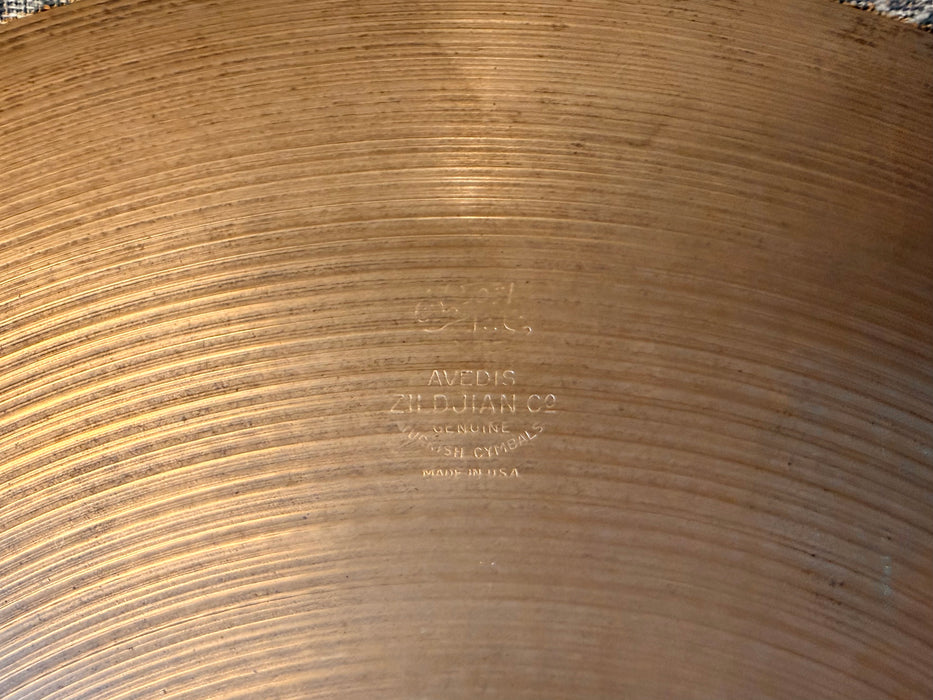 Massive Rare DARK Semi-DRY Vintage Zildjian 1960s 24” Ride Crash 3648 g GORGEOUS DARK 60 Year Old 2 FOOTER