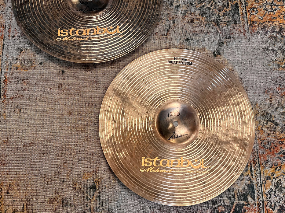 Dark Dry Istanbul Mehmet Kirkor K 14” Hihats 980 1230 g IMMACULATE Unique Black Gold! Controlled!