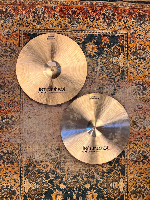 Rare DARK HUGE Istanbul Mehmet LEGEND DARK 15” Hihats 1231 1407 g