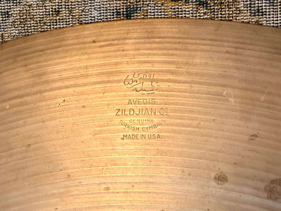 THIN DRY COMPLEX Vintage Zildjian 1950s 22” Ride ONLY 2585 g Hand Hammered Old School Gorgeous!