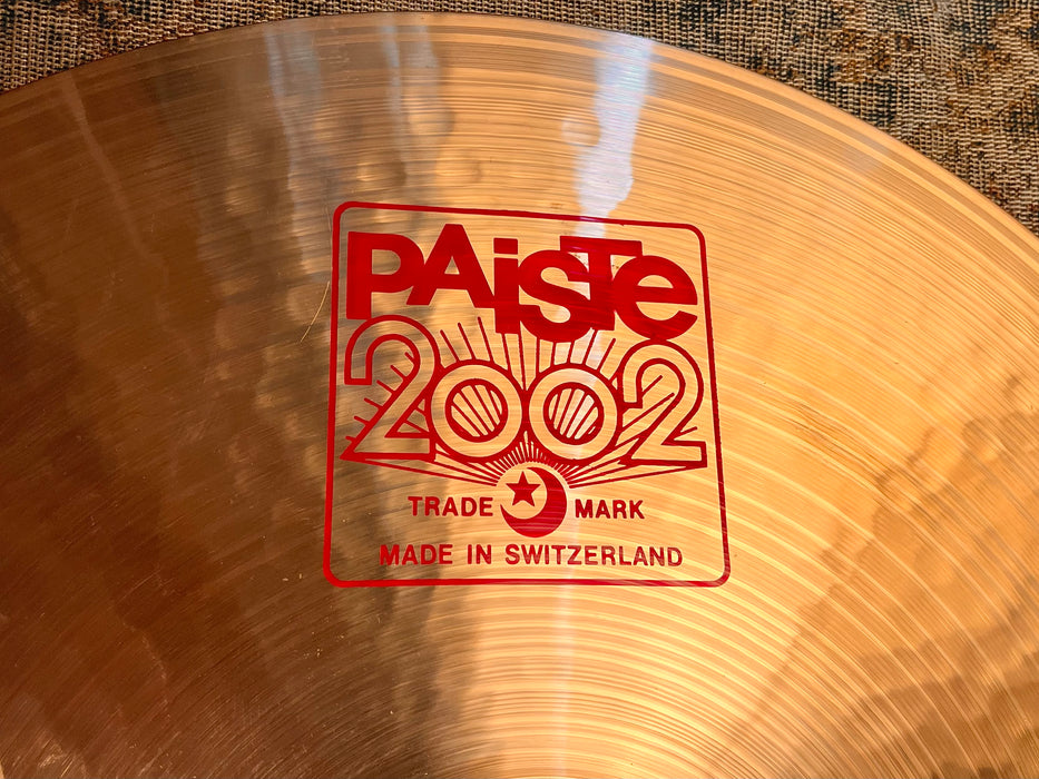 Paiste 2002 Crash 18” 1450 g Amazing Shape! CLEAN! Classic Iconic Tone! WHY PAY $405??