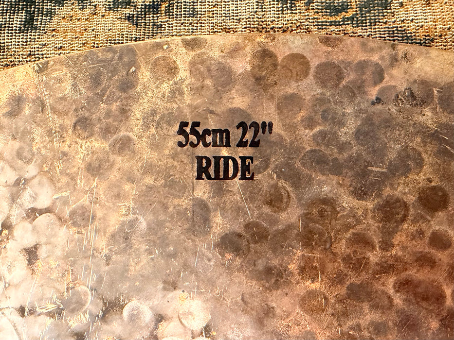 STUNNING TURK Istanbul Mehmet Origin Dark 22” Ride 2390 g MINT! DRY Unlathed RAW! Beautiful SIENNA!