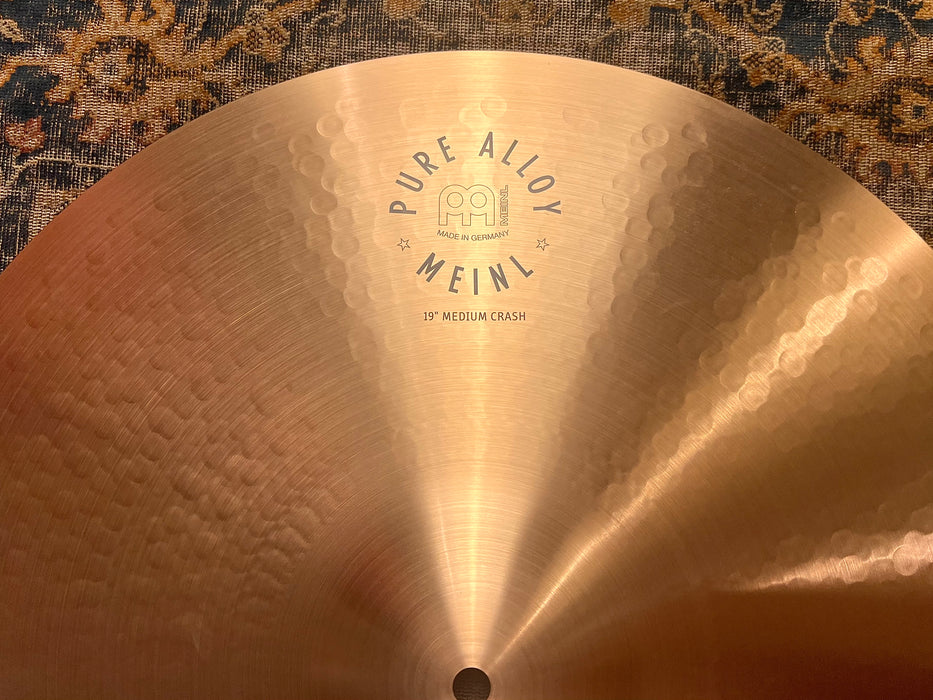 PERFECT Meinl PURE ALLOY 19” Medium Crash 1656 g MINT IN BAG