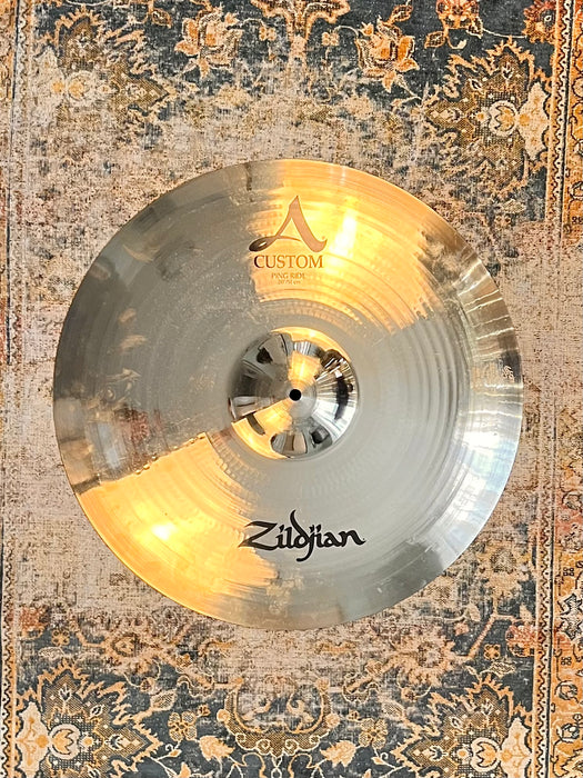 Zildjian A CUSTOM PING RIDE 20” BRILLIANT 2738 g Looks PERFECT! Ultra CLEAN! DON’T PAY $404!
