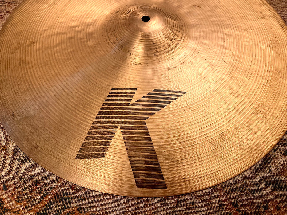 1980s Earlier Zildjian K DARK CRASH 19” 1690 g Sounds Incredible! Extremely Versatile!