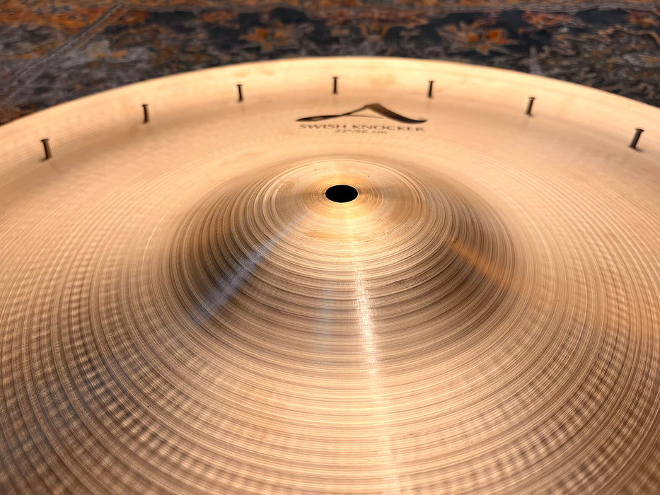 Zildjian Swish Knocker 22” China Pang PERFECT IN BAG! 2382 g 400th ANNIVERSARY Stamp! MINT!
