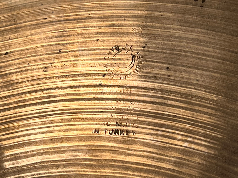 RARE Istanbul Agop Mehmet Pre Split Flat Ride 20” 3085 Gs DANNY GOTTLIEB CLEAN