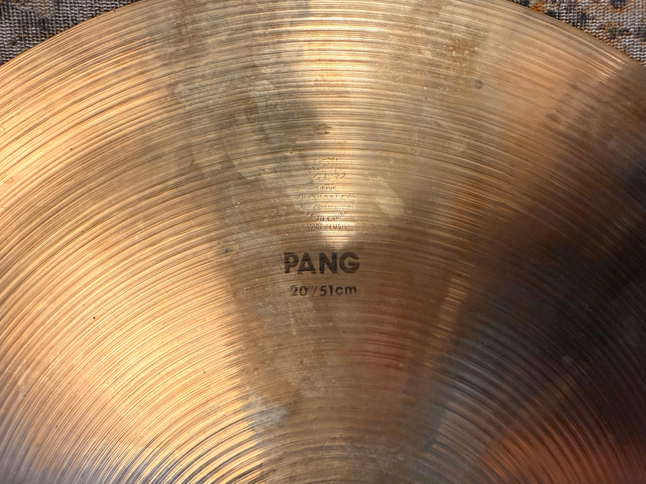 BUN E CARLOS Vintage Zildjian Factory Pang IN RARE BRILLIANT! 20” China Swish MELLOW 2038 g