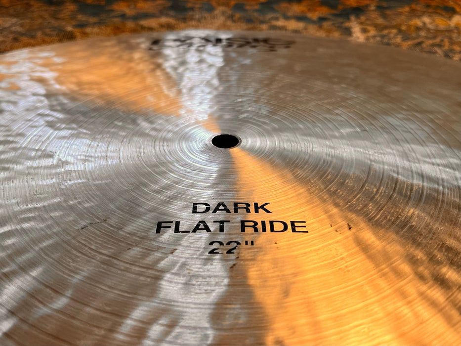 Paiste MASTERS 22” DARK FLAT RIDE 2696 g Huge SMOOTH Mellow Controlled! Super CLEAN Don’t Pay $820!