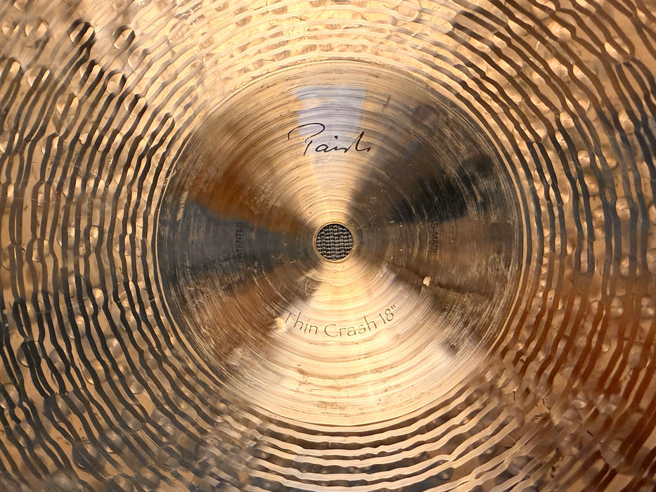 Paiste TRADITIONAL Thin Crash 18” ULTRA MELLOW Dark Warm! Earlier! 1290 g Don’t Pay $615?