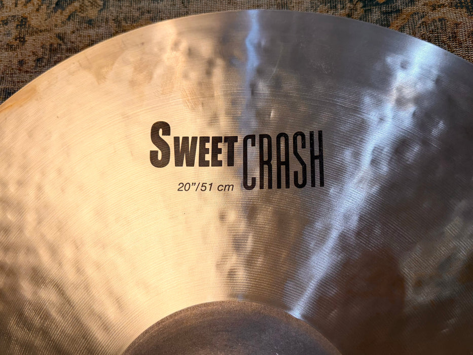 Zildjian K SWEET CRASH 20” IMMACULATE Shape! Amazing PAPER THIN Light w/SHIMMER Only 1724 g!