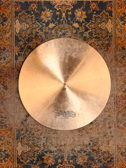 PAISTE 602 Medium Flat Ride 20" GLASSY Mellow Tone! CLEAN! ULTRA SMOOTH! 2282 g Don’t Pay $760!