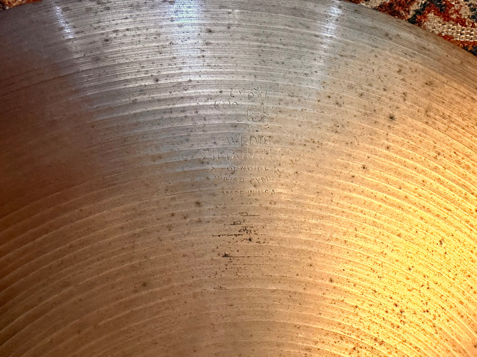 ULTRA PAPERTHIN Vintage 1960s Zildjian 14” Hihats ONLY 668 760 g Whispy Complex Responsive!