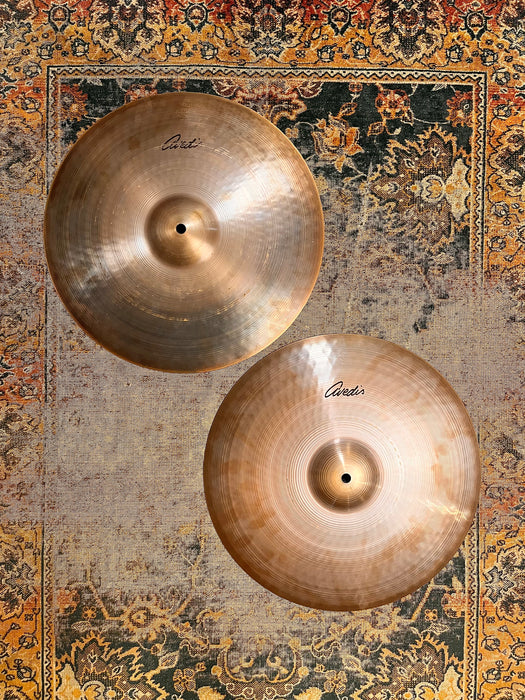 Zildjian AVEDIS Series 15” Hihats 1062 1400 g HUGE SMOOTH Tone! Discontinued! CLEAN IN BAG!