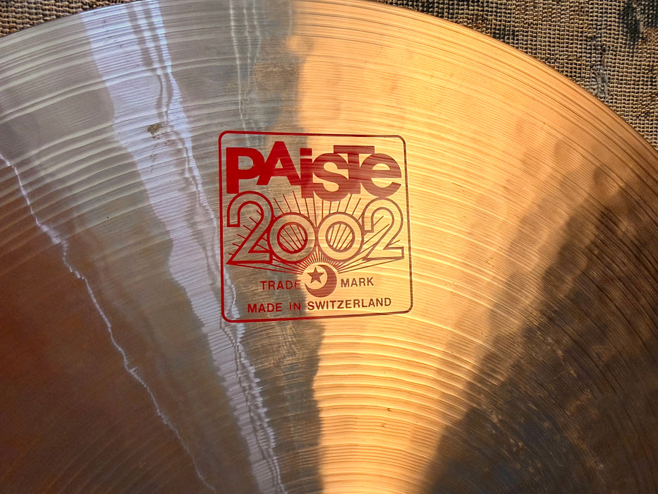 PAISTE 2002 15” Medium Hihats 995 1192 g Clean Tone! FAT CRISP 15s”!  Iconic! Why PAY $604???